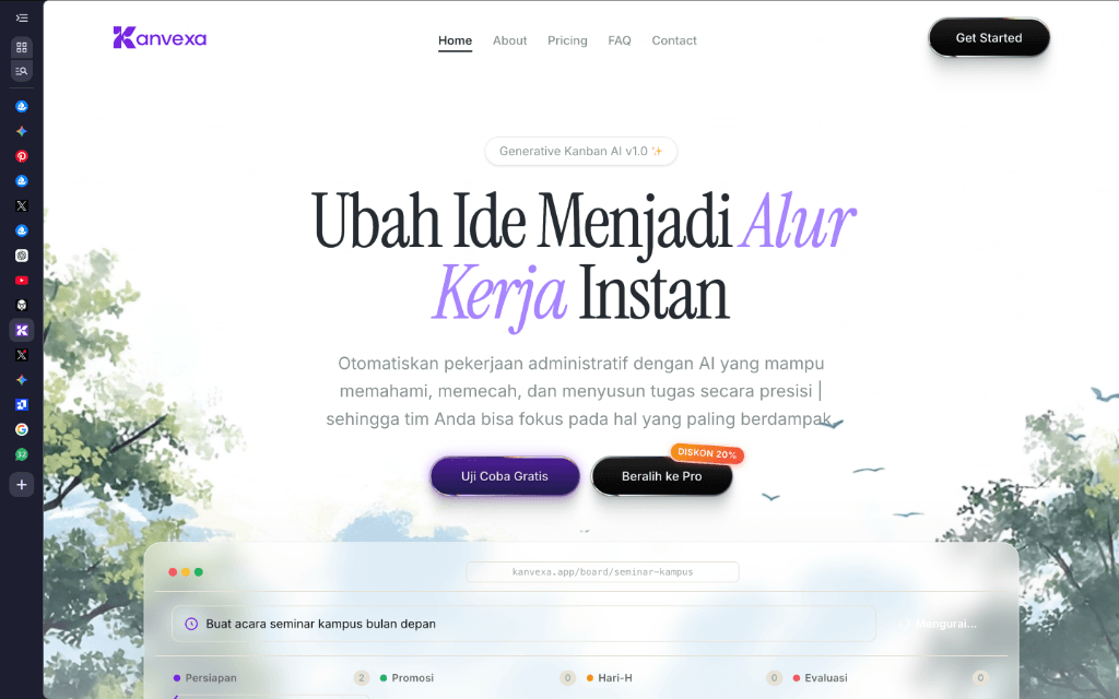 Smart Kanban Landing Page
